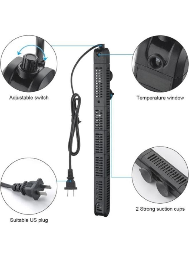 Generic Adjustable Aquarium Heater Fast Heating Safe Protective Case  - Image 1