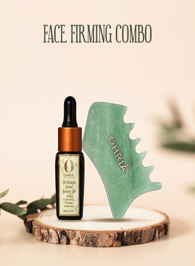 Ohria Ayurveda Face Firming Combo | Ultimate Skin & Hair Growth Tool and Shrikamya Oil 10ml - Image 2