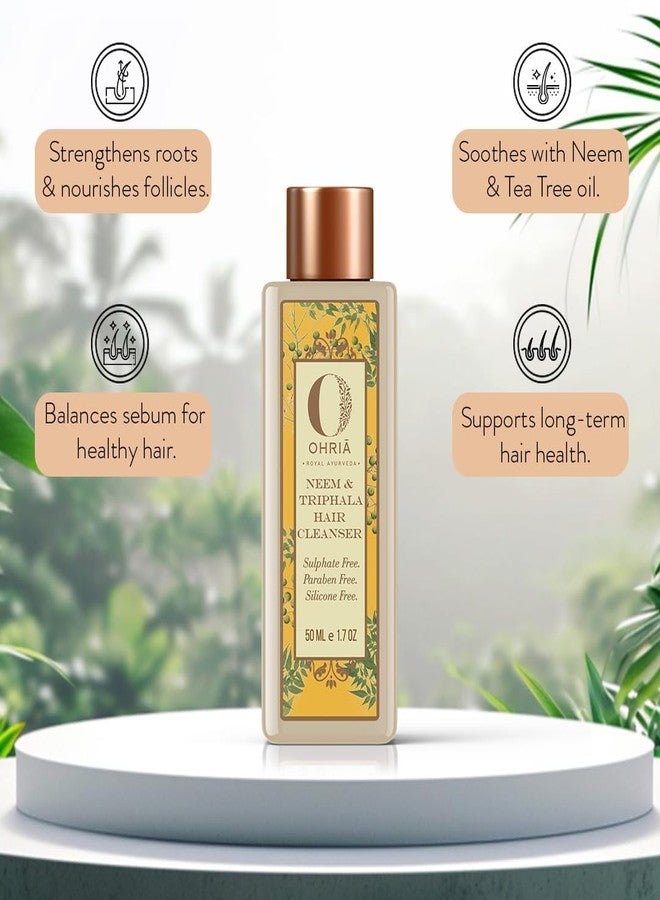 OHRIA Ohriya Ayurveda Nimba Gel+Nimba Shampoo+Nimba Face Wash+Cinnamon & Green Tea Soap Father's day Gift Set - Image 2