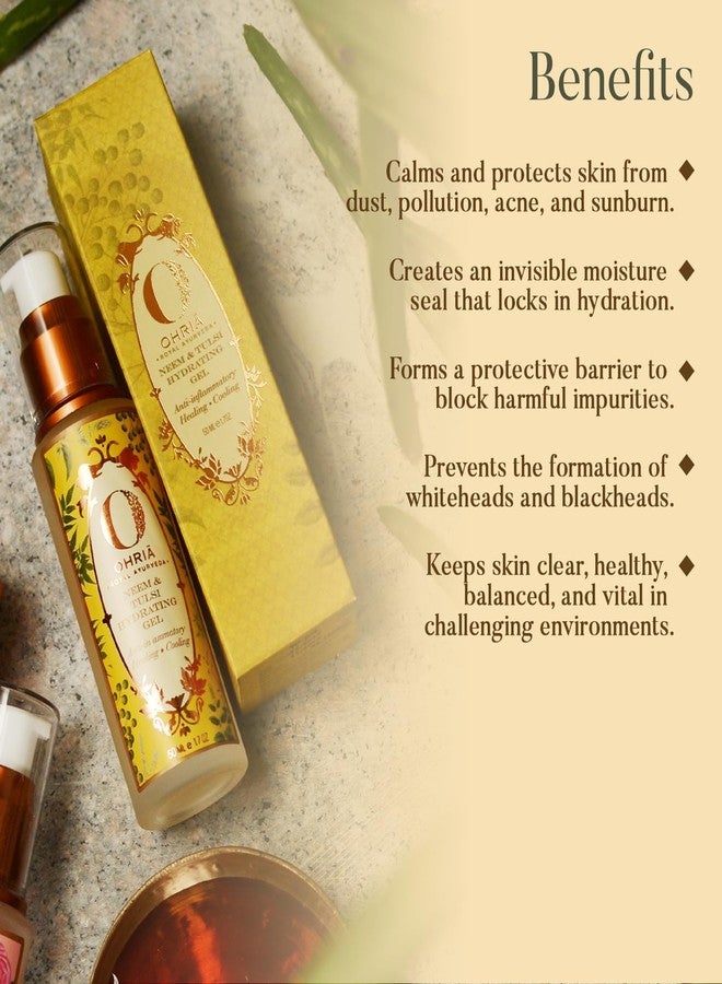 OHRIA Ohriya Ayurveda Nimba Gel+Nimba Shampoo+Nimba Face Wash+Cinnamon & Green Tea Soap Father's day Gift Set - Image 4