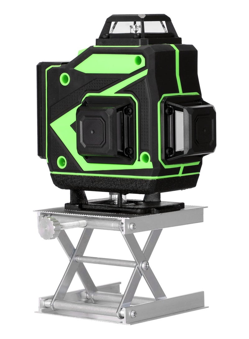 Multifunctional 4D 16 Lines Laser Level 3° Self-leveling Machine USB Rechargeable Lithium Battery Leveling Tool with 1.2M 3-Heights Adjustable Alloy Extension Bar Tripod Stand - Image 2
