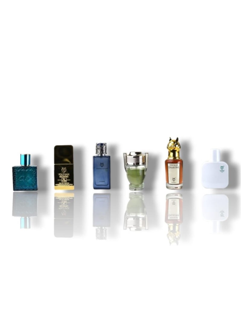 Mini Premium Mini Perfume Set for Men 25ml (6 Pieces)