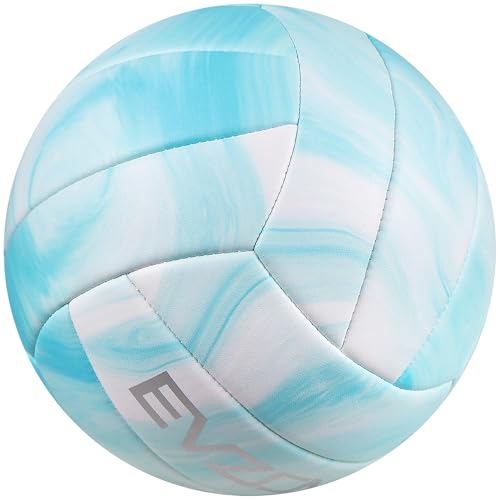 EVZOM Volleyball Soft Beach Volleyball -Official Size 5 for Indoor,Outdoor, Beach, Pool,Training-Play for Adult Beginners（Blue） - Image 3