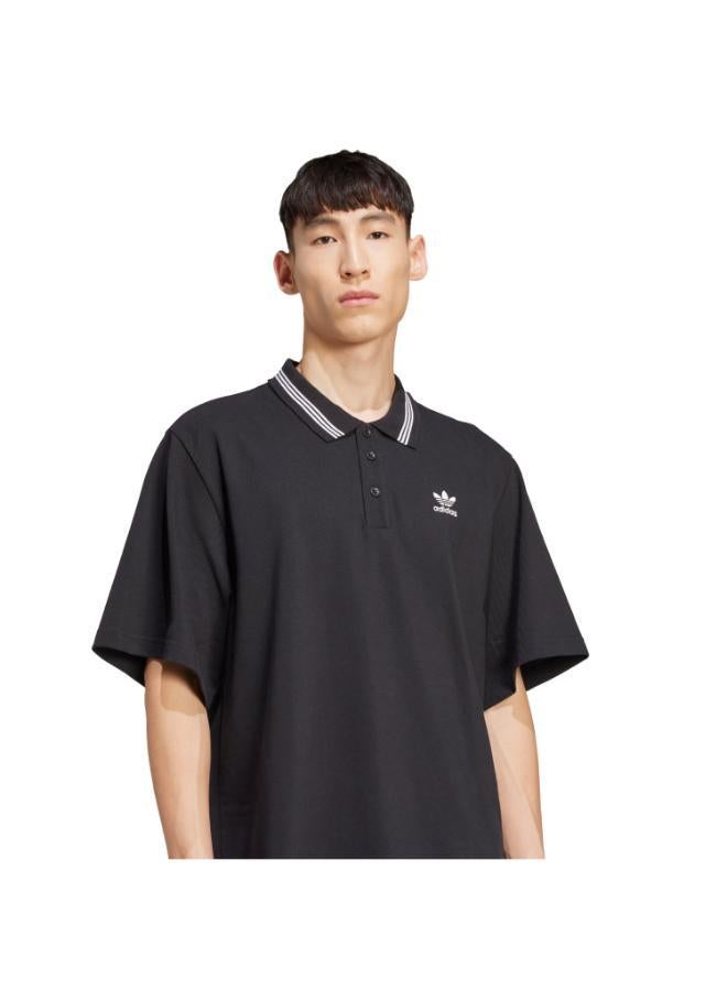 adidas Originals تي شيرت بولو فضفاض من أديداس أدكلور - Image 3