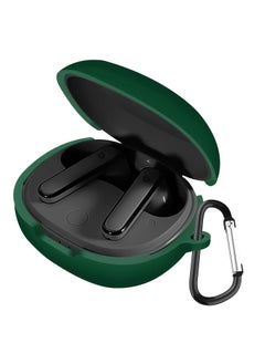 ماركة غير محددة جراب حمل من السيليكون متوافق مع Anker Soundcore Life P3 ، غطاء محمول مقاوم للخدش ومقاوم للصدمات مع حلقة تسلق باللون الأخضر  - Image 1