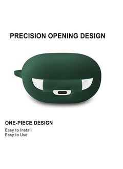 ماركة غير محددة جراب حمل من السيليكون متوافق مع Anker Soundcore Life P3 ، غطاء محمول مقاوم للخدش ومقاوم للصدمات مع حلقة تسلق باللون الأخضر  - Image 3