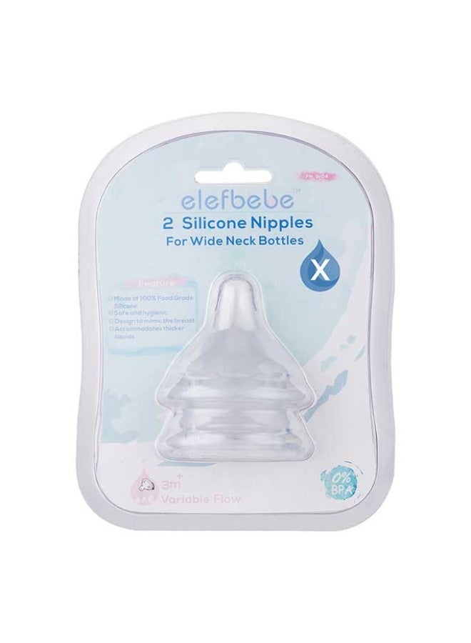 Silicone Teat, Wide Neck - Size X, China