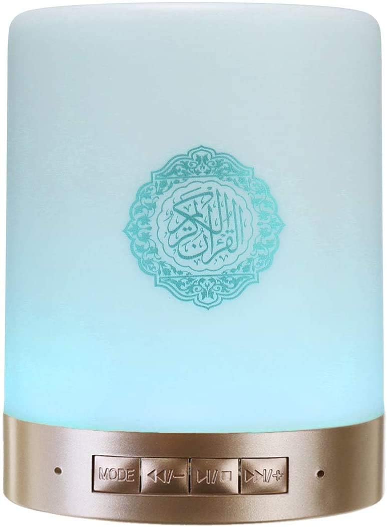 Ewin SQ112 Quran speaekr Smart Touch portable LED Lamp With Remote Bluetooth quran Speaker MP3 FM Radio speaker 18 languages in Many Languages Including English, Arabic,Azerbaijani ?Bangla More - Image 2