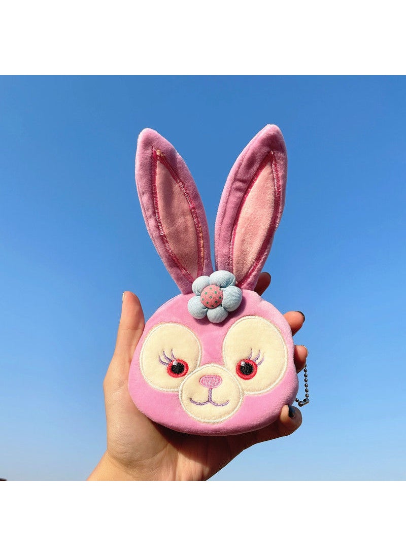 Generic - Cartoon Mini Coin Purse Plush Keychain Star * Dew - Image 1