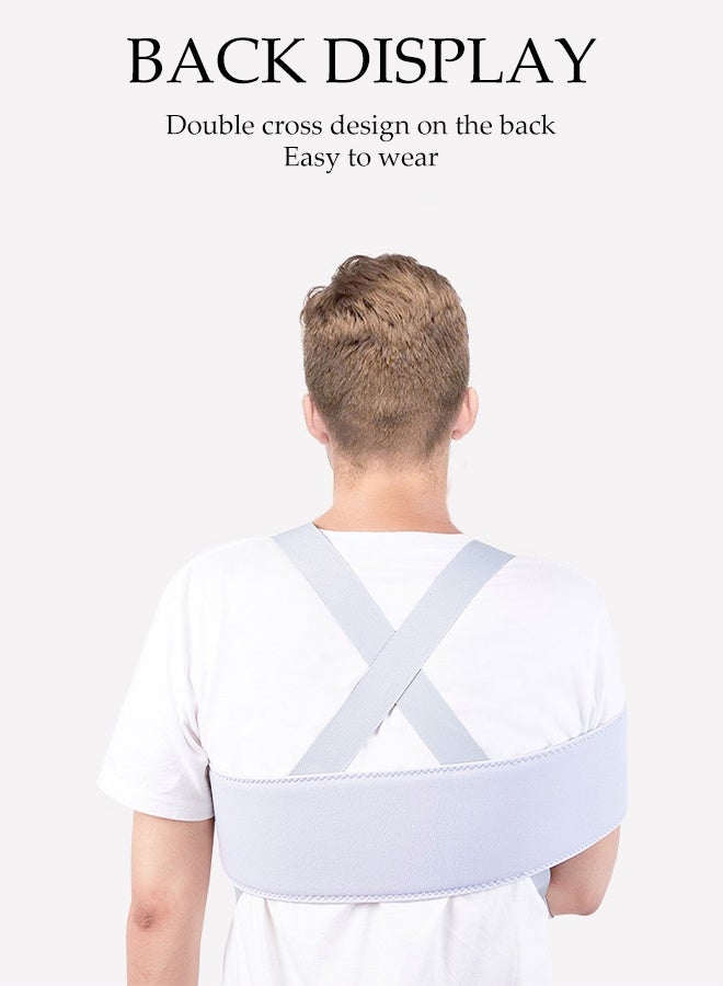 DUNISO Arm Sling Shoulder Immobilizer,Shoulder Abduction Sling Injury Support Arm Pillow, Support Strap, Shoulder Arm Immobilizer, Injury Support Arm Sling, Broken Arm Shoulder Brace, Pain Relief Shoulder Immobilizer With Abduction Sling, Arm Fracture Sling, Comfort Relief For Shoulder And Elbow Injuries - Image 5
