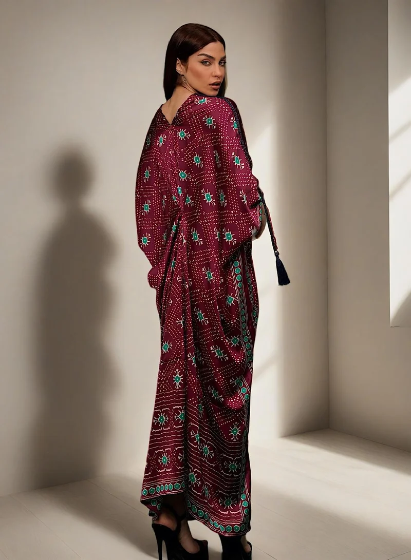 Ecstacy  Printed Kaftan for Women | Best Price UAE
