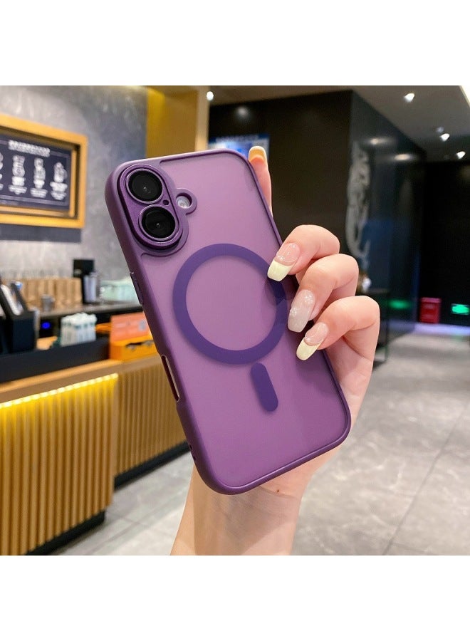 Suitable For Iphone17promax Mobile Phone Case Skin-sensitive Magnetic Suction 16 With Lens Film Apple 15 Hard Ultra-thin Anti-fall 14