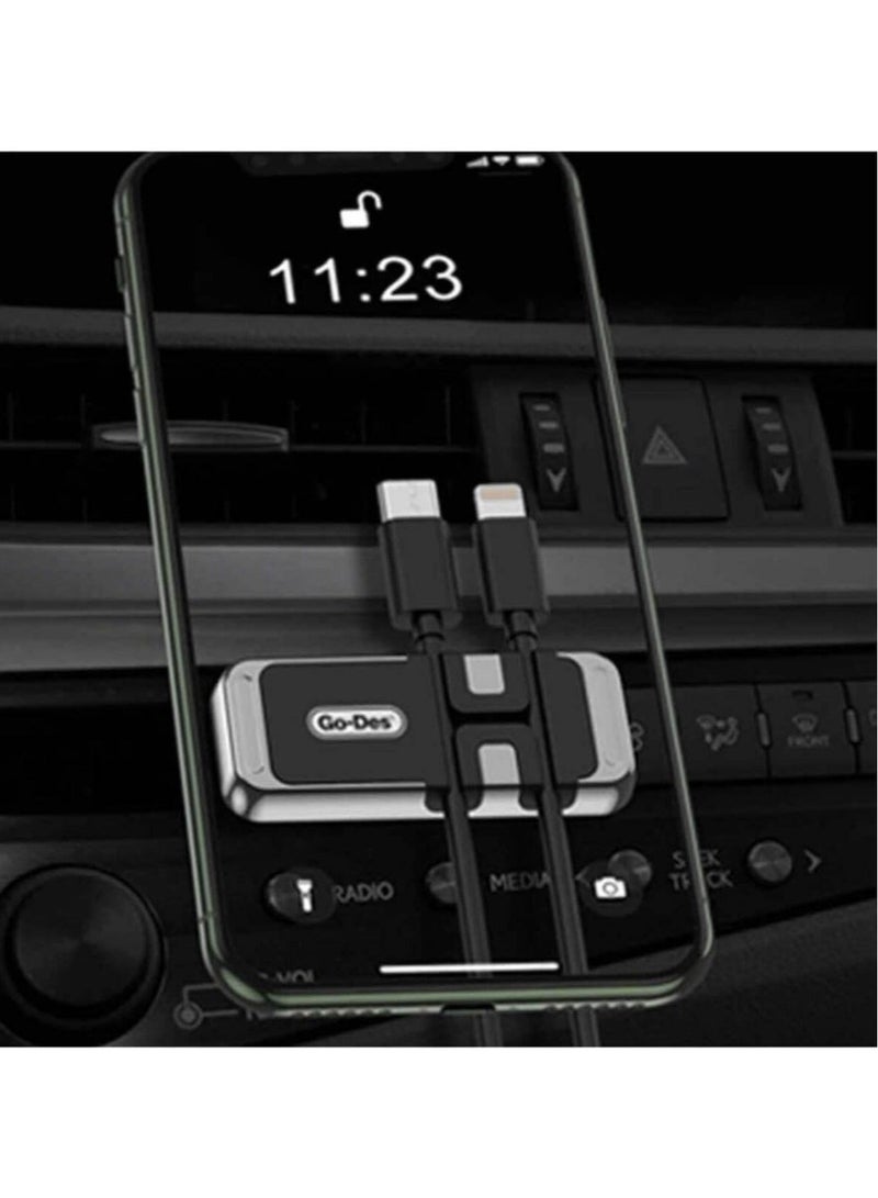 GO-DES GD-HD712 Magnetic Car Holder with Strong Magnetic Hold - Universal Compatibility - Image 2