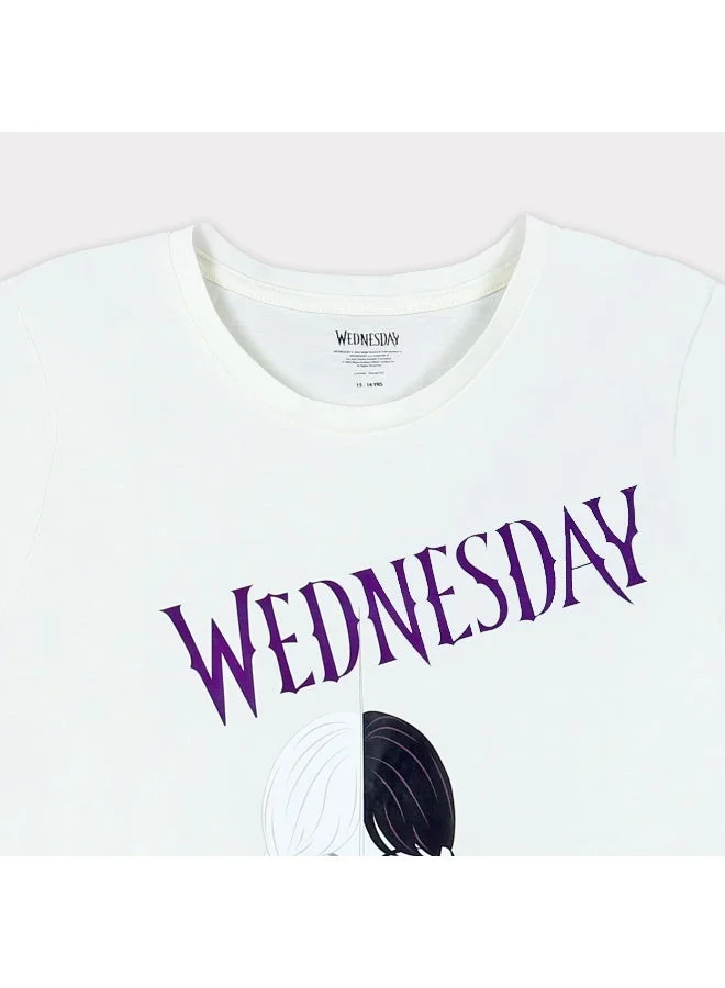 Trucare  MGM Wednesday  Girl's Short Sleeve T-Shirt for Women | Best Price UAE