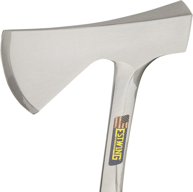 Estwing Camper's Axe - 16" Hatchet with Forged Steel Construction & Shock Reduction Grip - E44A - Image 4