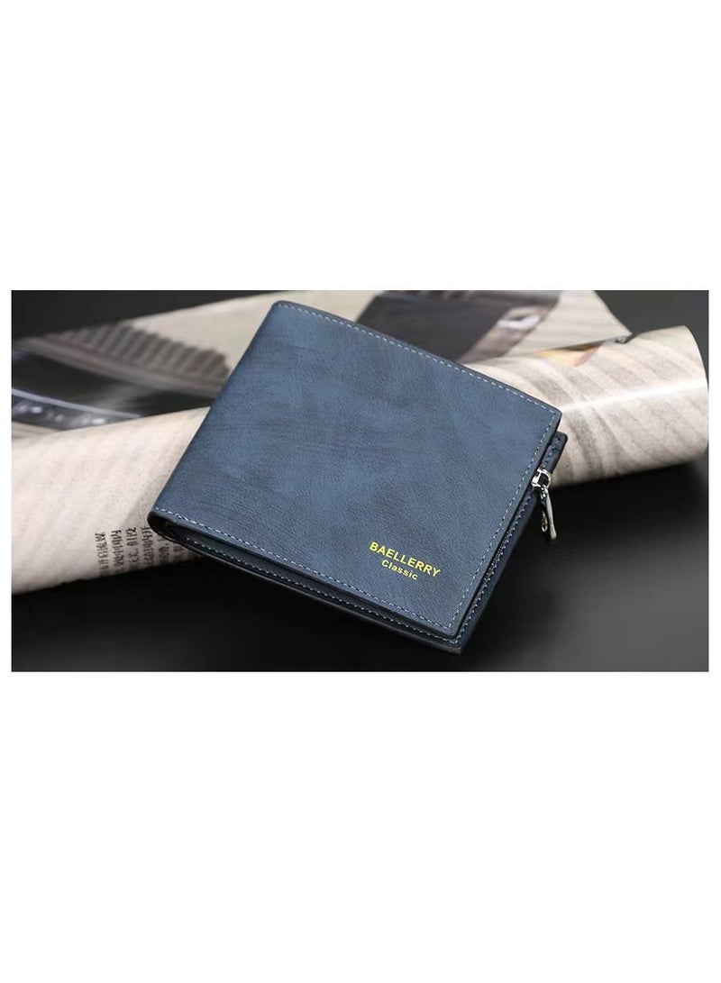 baellerry Leather Wallet Blue - Image 2