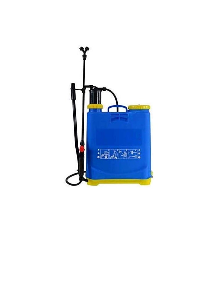 Generic - Knapsack Pump Pressure Sprayer with Lance and 4 Spray Nozzles, Ergonomic Back Section, Manual Hand Pump Sprayer for Garden Lawn Yard Farm, Garden Weed Killer Sprayer 20 Ltr - Image 1