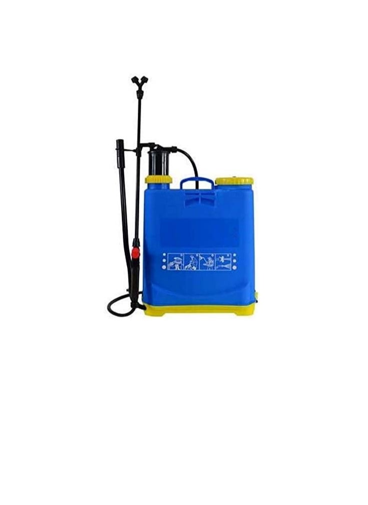 Generic - Knapsack Pump Pressure Sprayer with Lance and 4 Spray Nozzles, Ergonomic Back Section, Manual Hand Pump Sprayer for Garden Lawn Yard Farm, Garden Weed Killer Sprayer 20 Ltr - Image 1