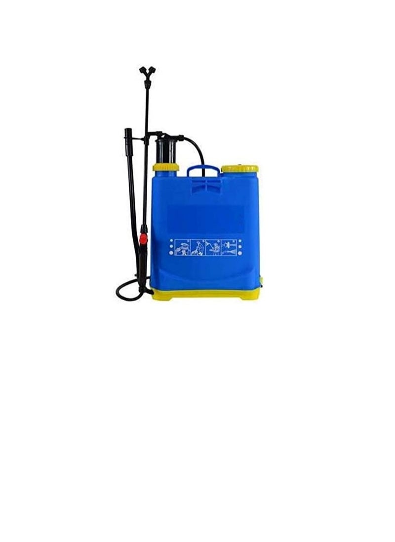Generic - Knapsack Pump Pressure Sprayer with Lance and 4 Spray Nozzles, Ergonomic Back Section, Manual Hand Pump Sprayer for Garden Lawn Yard Farm, Garden Weed Killer Sprayer 20 Ltr - Image 1