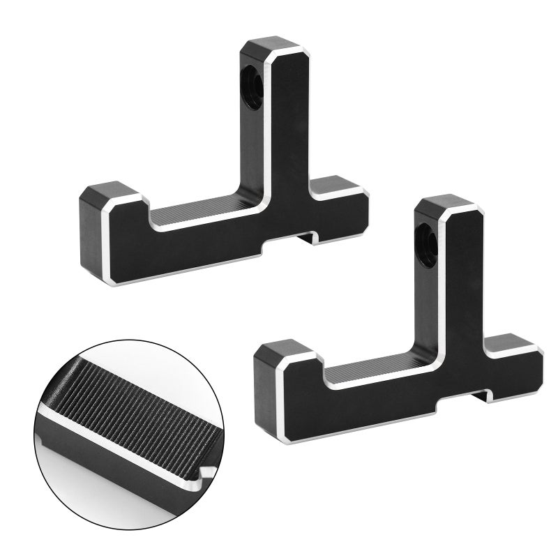 Aluminum Trunk Grocery Bag Hooks 2pcs T Shape Durable Aluminum Construction Trunk Organizer Hooks - Enhanced Organization Grocery Bag Holders for Ford Bronco 2021-2023 2-Door 4-Door Interior - Image 4