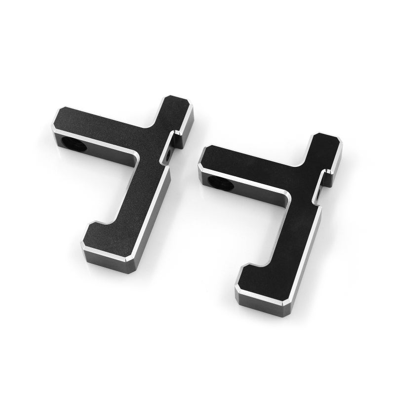 Aluminum Trunk Grocery Bag Hooks 2pcs T Shape Durable Aluminum Construction Trunk Organizer Hooks - Enhanced Organization Grocery Bag Holders for Ford Bronco 2021-2023 2-Door 4-Door Interior - Image 2