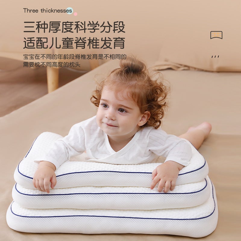 Baby Partition Pillow For All Seasons, 1-3-6 Years Old And Above, Kindergarten Primary School Students Special Kidsren'S Spine Protection And Breathable - Image 3
