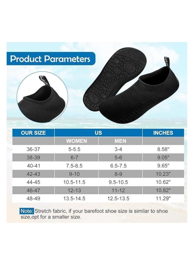 Luxury Water Shoes for Women and Men Outdoor Beach Swimming Aqua Socks Quick Dry Shoes for Diving, Surfing, Yoga and Pool