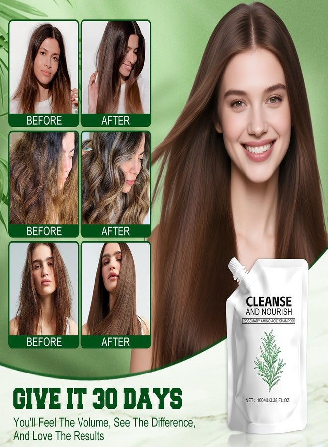 Traboto 2Pcs Rosemary Amino Acid Shampoo for Hair Growth, Thinning Hair Loss Natural, Moisturizing Hair Shampoo, Strengthening for Men and Women - Image 4