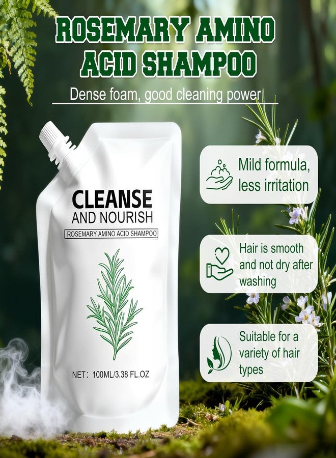 Traboto 2Pcs Rosemary Amino Acid Shampoo for Hair Growth, Thinning Hair Loss Natural, Moisturizing Hair Shampoo, Strengthening for Men and Women - Image 2