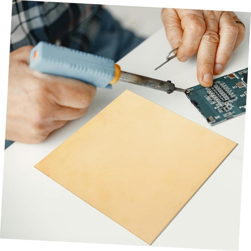 2Pcs Brass Metal Plates Kit For DIY Crafts Models And Home Improvement Projects - Image 5