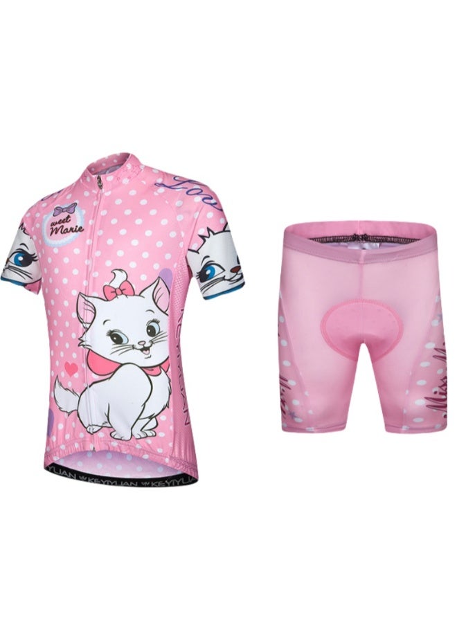 KUYING GR New Summer Outdoor Sunscreen Moisture Absorption Quick Drying Bicycle Women's Cycling Clothing Set  - Image 1