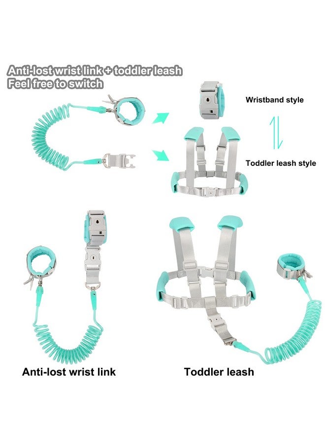 Blisstime 2 in 1 Toddler Leash -Anti Lost Wrist Link for Toddlers -Toddler Harness,Baby Leash,Leash for Toddlers,Wrist Leashes,Child Leashes for Toddlers,Not Easy to Open Without Key - Image 1