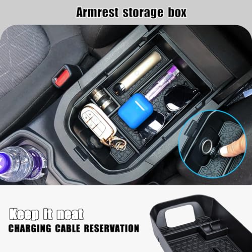Neepiar Center Console Organizer Tray Compatible with Toyota RAV4 2025 2024 2023 2022 2021 2020 2019 Armrest Storage box Insert Tray Secondary Interior Accessories - Image 5