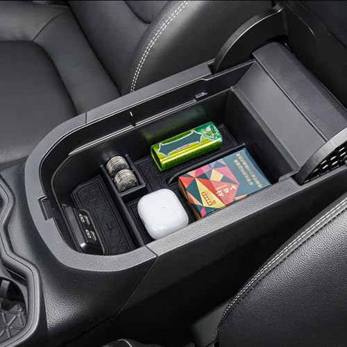 Neepiar Center Console Organizer Tray Compatible with Toyota RAV4 2025 2024 2023 2022 2021 2020 2019 Armrest Storage box Insert Tray Secondary Interior Accessories - Image 1