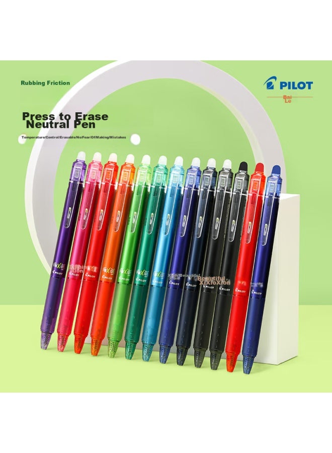 PILOT Erasable Pen, Retractable, Black, 0.5mm, Gel Ink, Signature Pen, For Elementary Students, Journaling, Homework, Exam Practice, Stylish, Study Stationery Set, 5 Pens - Image 2