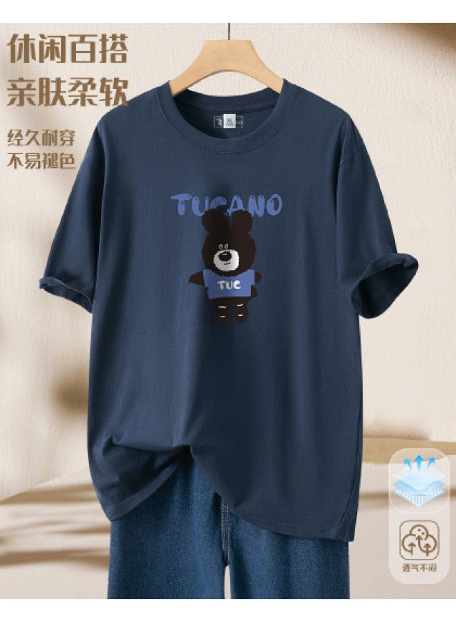 Tucano short Sleeve T-shirt Couple Set Summer Comfort Round Neck Top Casual Versatile Breathable Tee - Image 1