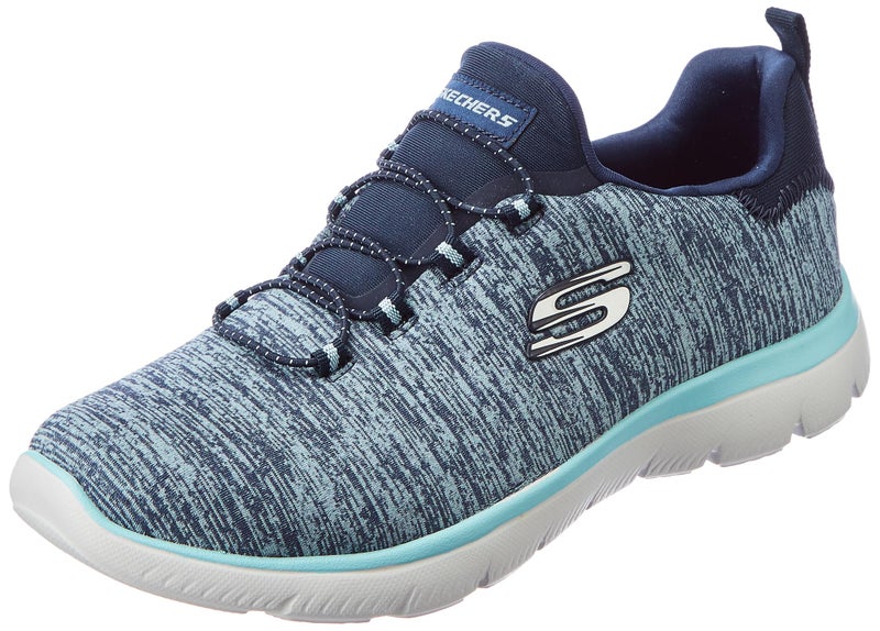 Skechers Summits - Quick Getaway-Women's Casual Shoes-12983Id-Nvlb-7,Navy/LT.Blue,4 UK - Image 1