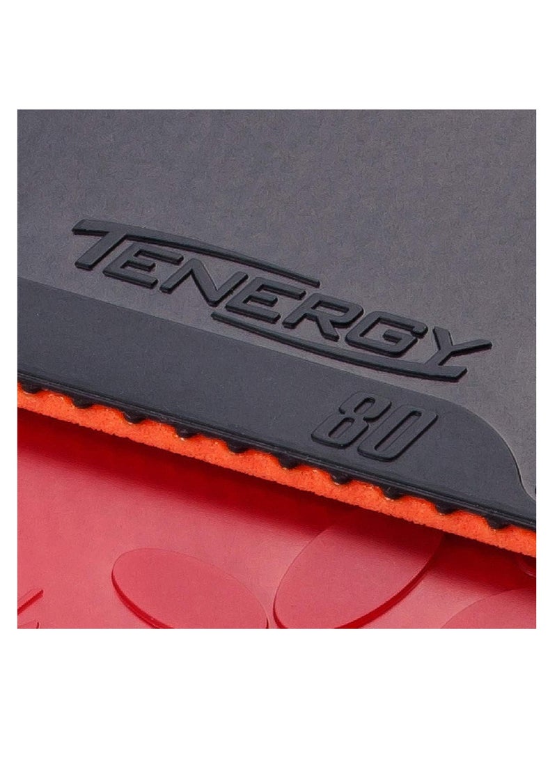 BUTTERFLY Butterfly Tenergy 80 Table Tennis Rubber Inverted Professional Butterfly Table Tennis Rubber Black (1.9mm) 4906901146723  - Image 2