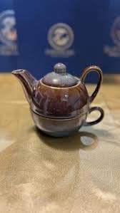 The eco craft The eco craft Teapot | Tea Service Set for Hosting | Teatime Duo Pot-Cup Set | Tea Kettle, 1 Mug | - Image 2