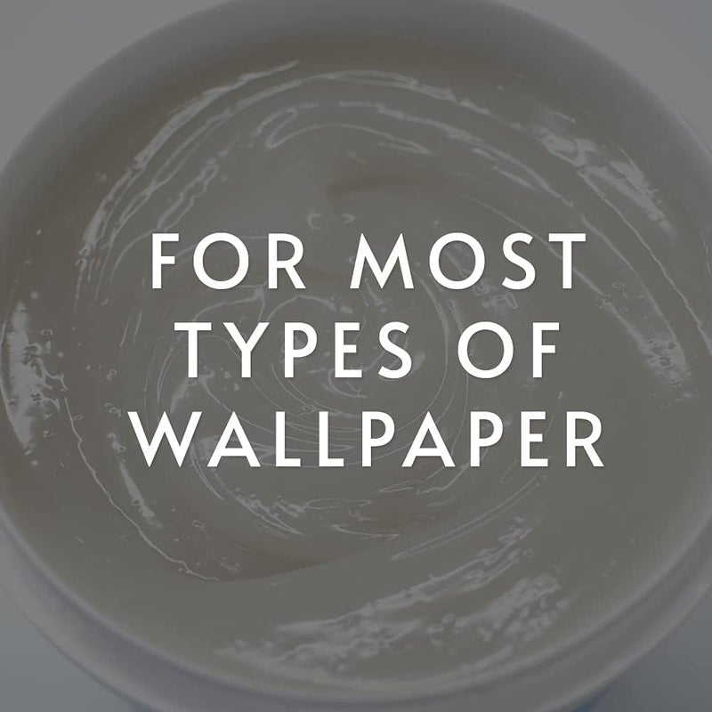 Roman لاصق ورق الجدران ECO-888 الشفاف، القابل للإزالة، سهل التركيب، لاصق/معجون، شفاف، خالي من المركبات العضوية المتطايرة، تحسين المنزل (1 جالون - 330 قدم مربع) - Image 2