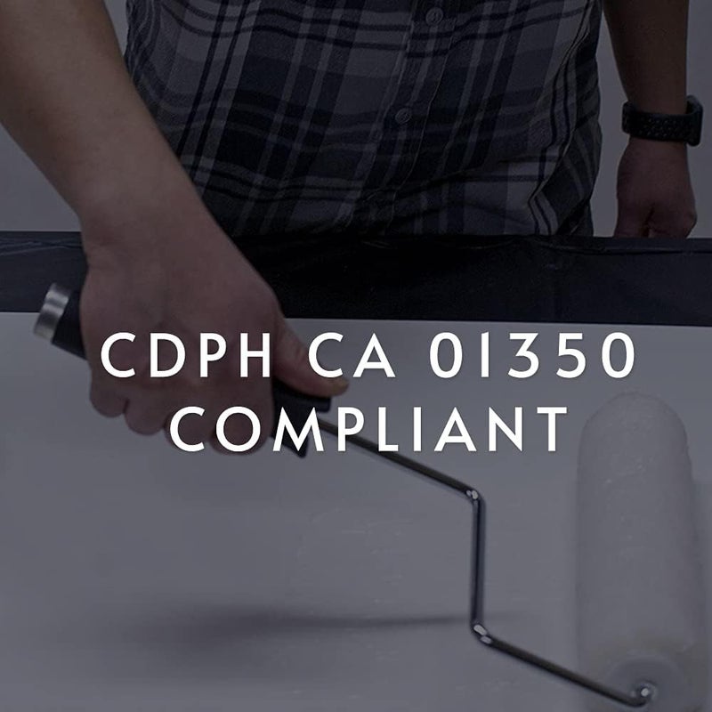 Roman لاصق ورق الجدران ECO-888 الشفاف، القابل للإزالة، سهل التركيب، لاصق/معجون، شفاف، خالي من المركبات العضوية المتطايرة، تحسين المنزل (1 جالون - 330 قدم مربع) - Image 5