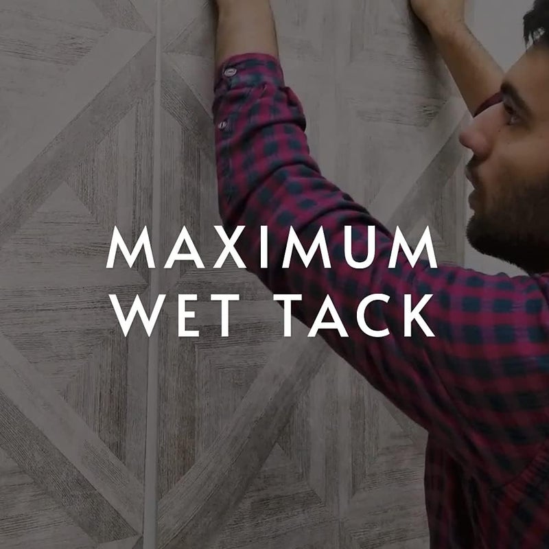 Roman لاصق ورق الجدران ECO-888 الشفاف، القابل للإزالة، سهل التركيب، لاصق/معجون، شفاف، خالي من المركبات العضوية المتطايرة، تحسين المنزل (1 جالون - 330 قدم مربع) - Image 3