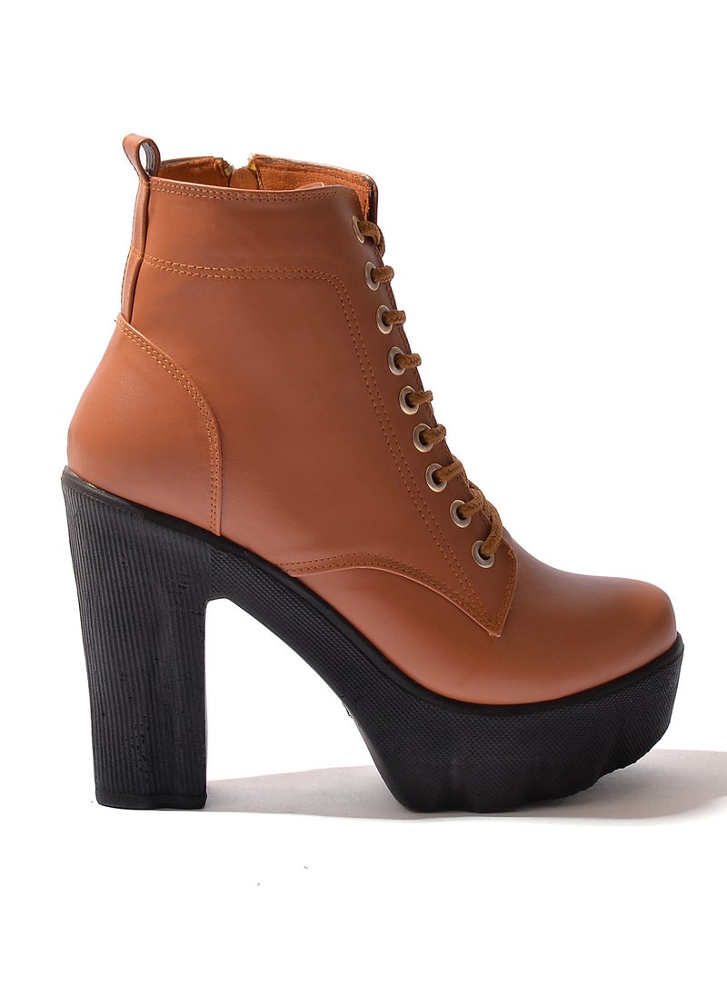 Run  Ankle Boot Leather Heel 7cm-Havan  - Image 3