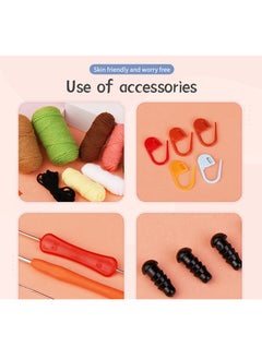 Arabest DIY Cartoon Dolls, Material Package Sets, Hand Crochet, Cactus 3 Pack  - Image 2