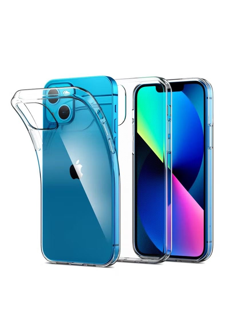 IAF iPhone 14 Protective Case Clear TPU Soft Scratch-Resistant Anti-Drop Slim Thin Crystal Case Cover Compatible with iPhone 14 6.1Inch - Image 1