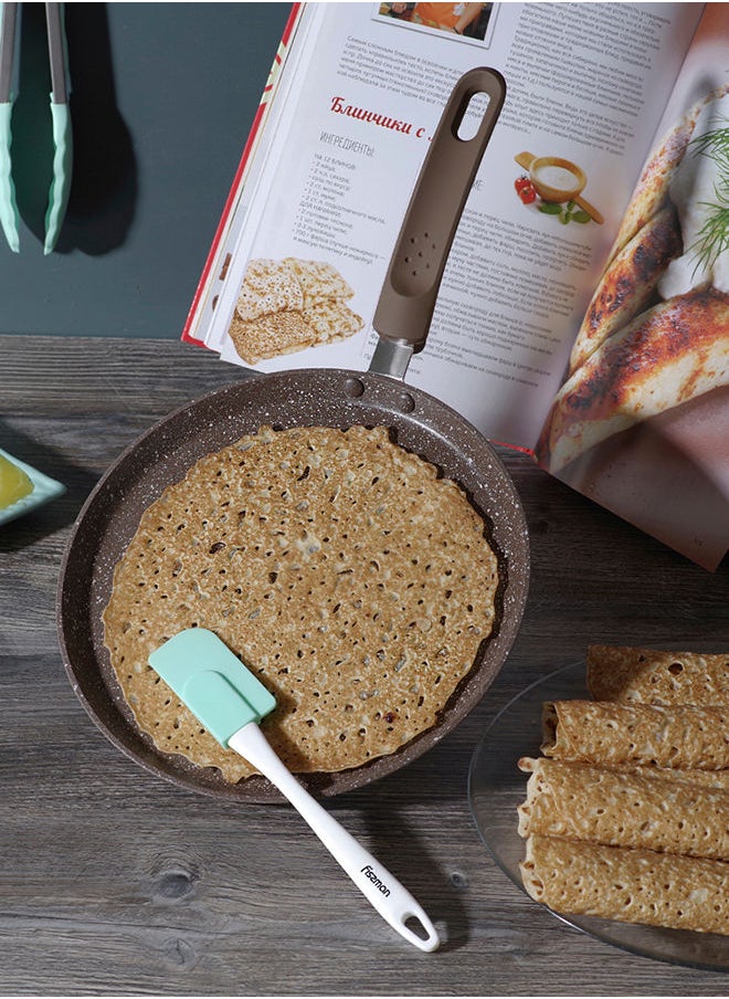 Crepe Pan Smoky Stone 20cm Aluminium With Non-Stick Coating