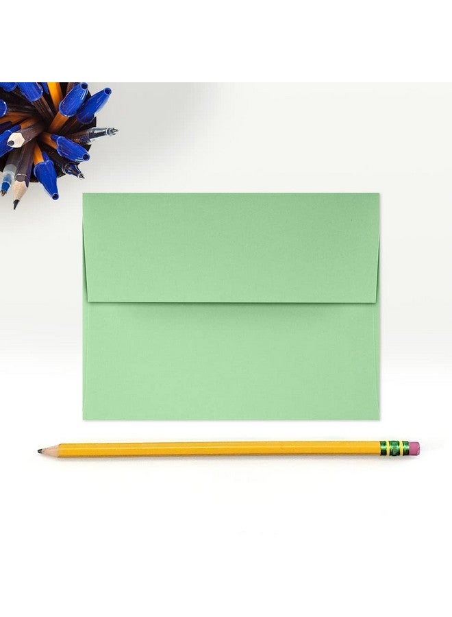 إنفيلوبس.كوم مظاريف دعوة Luxpaper A2 | 4 3/8 بوصة × 5 3/4 بوصة | باستيل جرين | 60 رطل. نص | 50 الكمية - Image 4