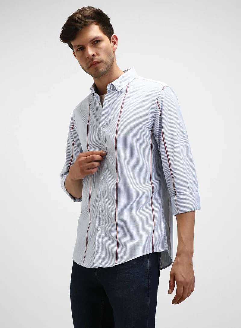 Dennis Lingo Blue Shirt For Men