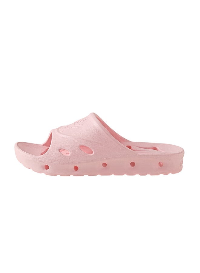 Baihou Bathroom Shower Side Drainage Non-slip Massage Couple Home Use Slippers Children 1801 Pink 33-34 - Image 4