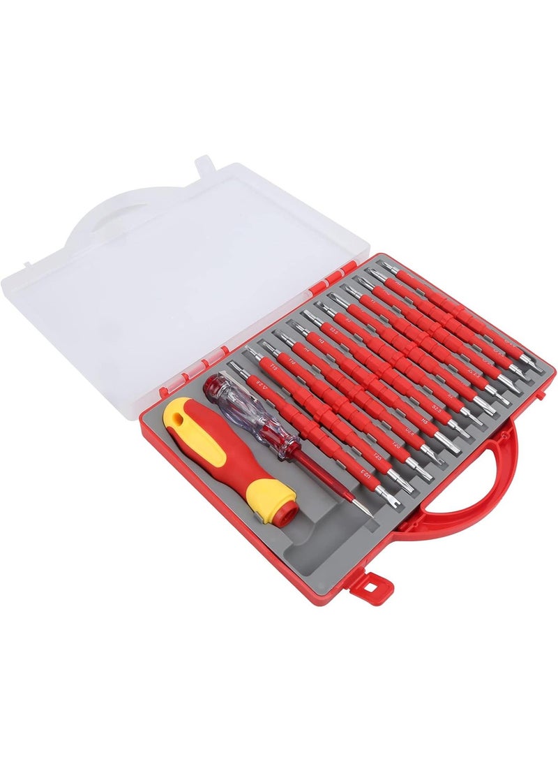 GGOOT Screwdriver Kit Double End Special Shaped Magnetic Driver Bits Insulated Hardware Tools  - Image 5